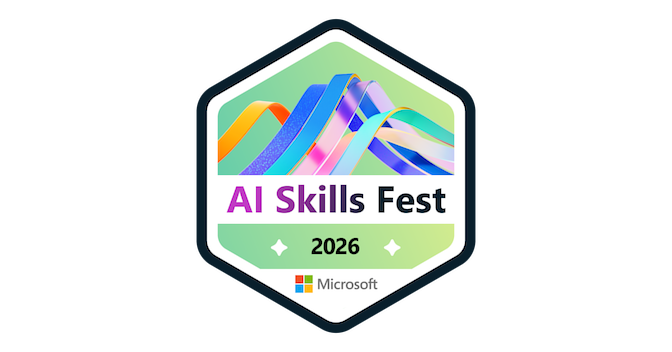 Microsoft AI Skills Fest 2026 digital badge
